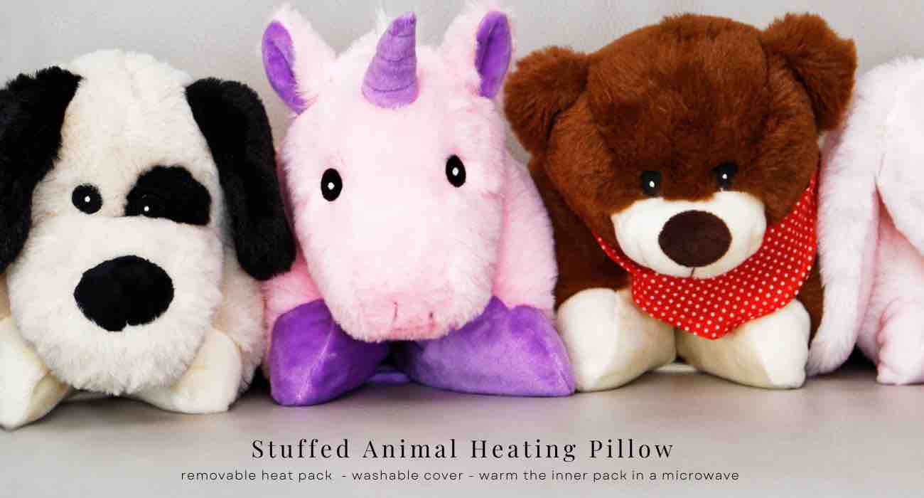 stuffed animal heating pillow microwave Paris gift kids online Shop l'Officina Paris